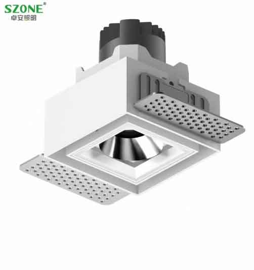 Zhuo'an Lighting Embedded Square LED Downlight