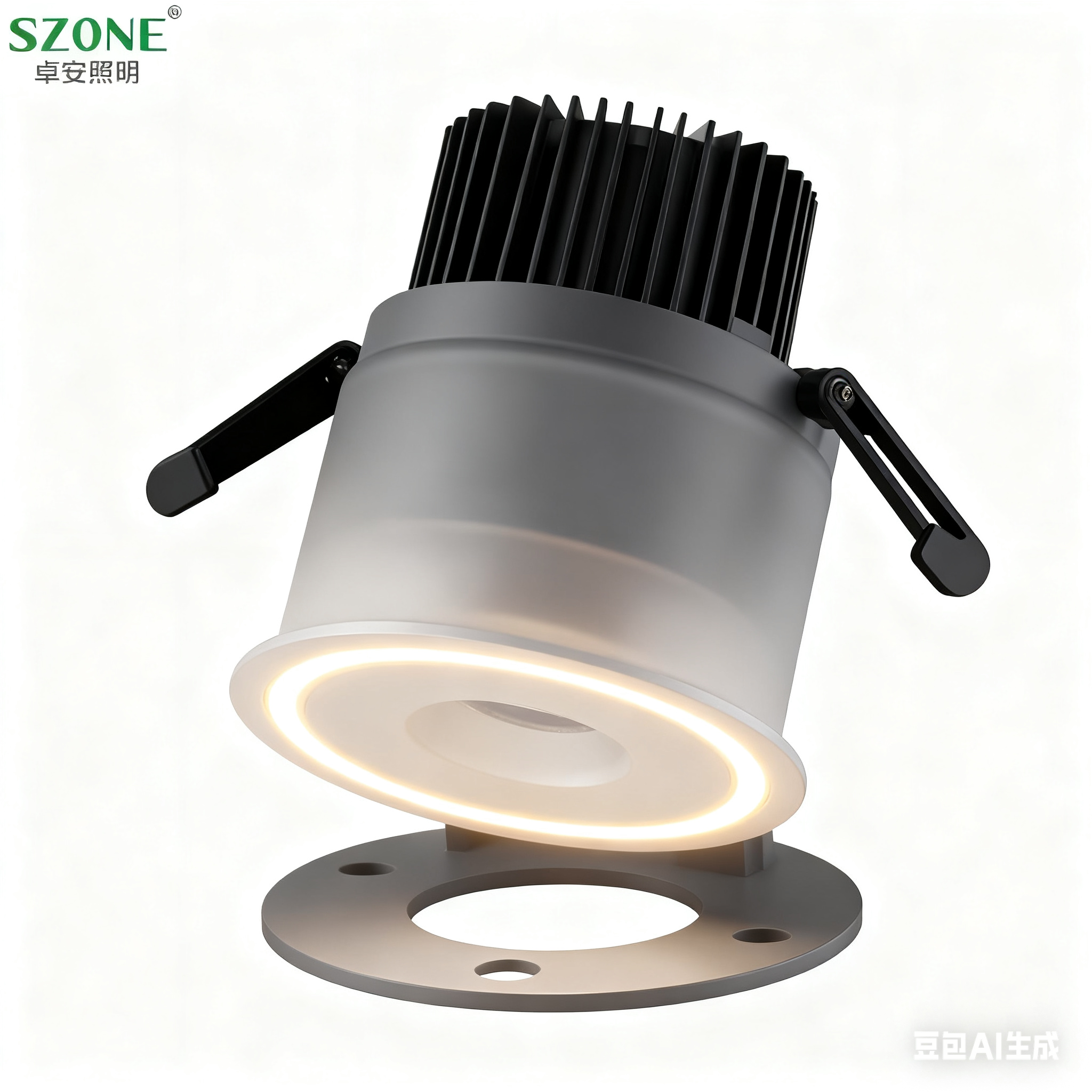 Zhuo'an Lighting Embedded Round LED Downlight